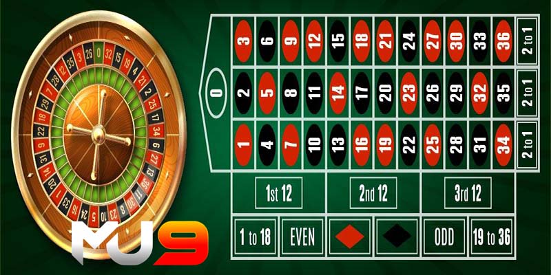 Khám phá bàn Roulette tại Casino MU9